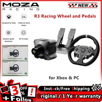 MOZA R3 Racing Wheel and Pedals for Xbox & PC 3.9 Nm of torque continuously output fully compatible with mainstream games