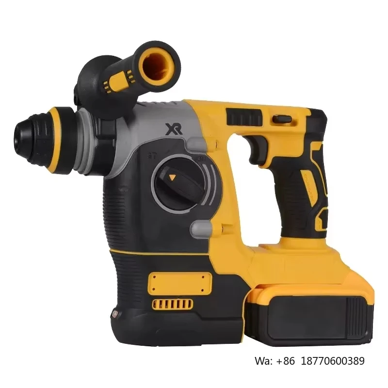 

High-performance household hammer drill, double anti-slip handle, trendy power tool, comes with efficient tool set
