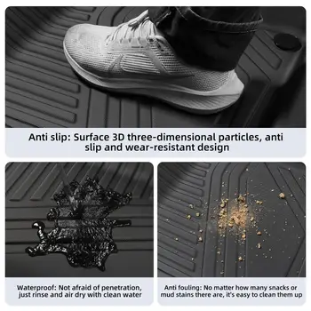 Autokoberce pro Nissan Note E12 Fuel 2012-2019 s pravostranným řízením, TPE 3D vložka do zavazadlového prostoru, celoroční příslušenství, černá 8 nejlepší prodej autokoberce pro řidiče vpravo - №8