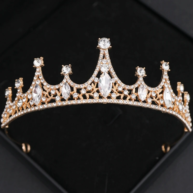 Серебряный цвет, хрустальные диадемы и короны, свадебная вечеринка, корона принцессы для женщин, свадебные головные уборы, аксессуары, ювелирные изделия, подарки в диаметре