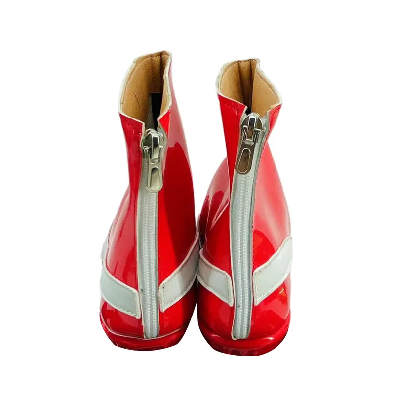 Anime DARLING in the FRANXX Cosplay Shoes Anime Red Short Boots Cosplay Costume Prop Shoes for Con Halloween Party