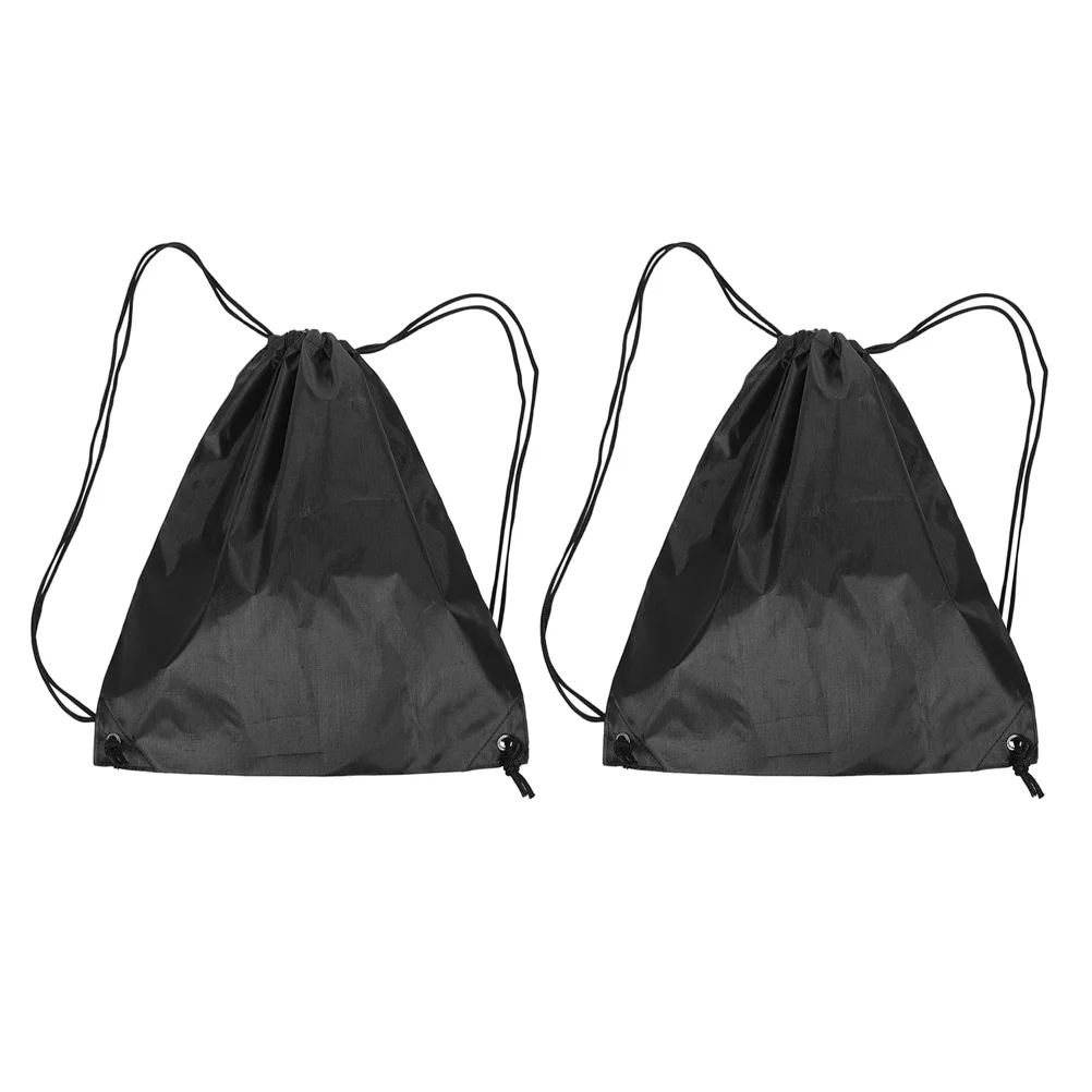 

2Pcs Storage Drawstring Backpack Cycling Large Capacity Lightweight Motorcycle Carrier Sports Sack Bag