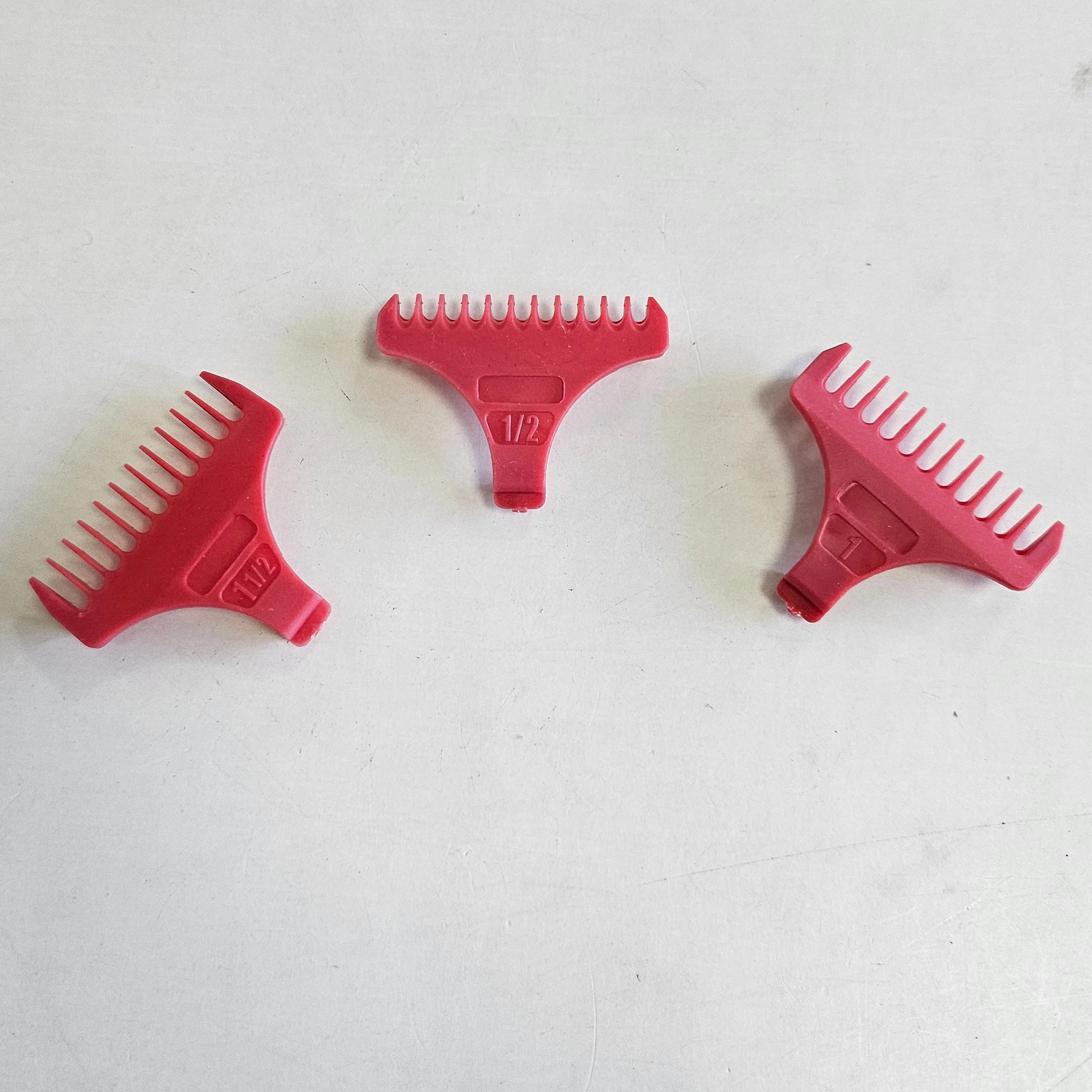 Trimmer Guides Replacement Red Combs for Wahl T Blade Wide #3792 – for 5 Star Detailer #2215
