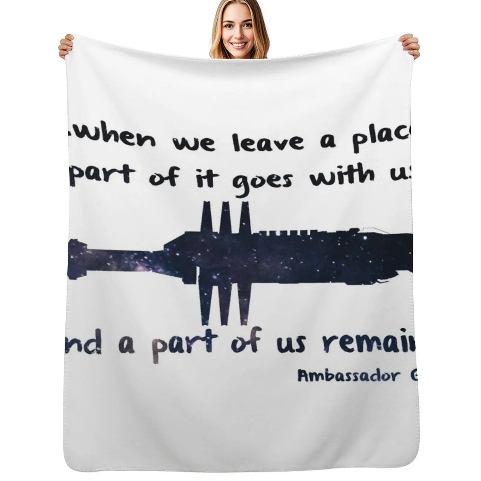 When we leave a place Throw Blanket Retros Plaid Thin for winter Summer Personalized Gift Blankets