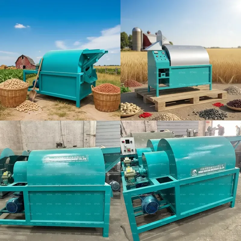 2026 150kg/h Multi-Function Electric Roaster for Roasting Nuts, Grains and Seeds in Commercial Food Production