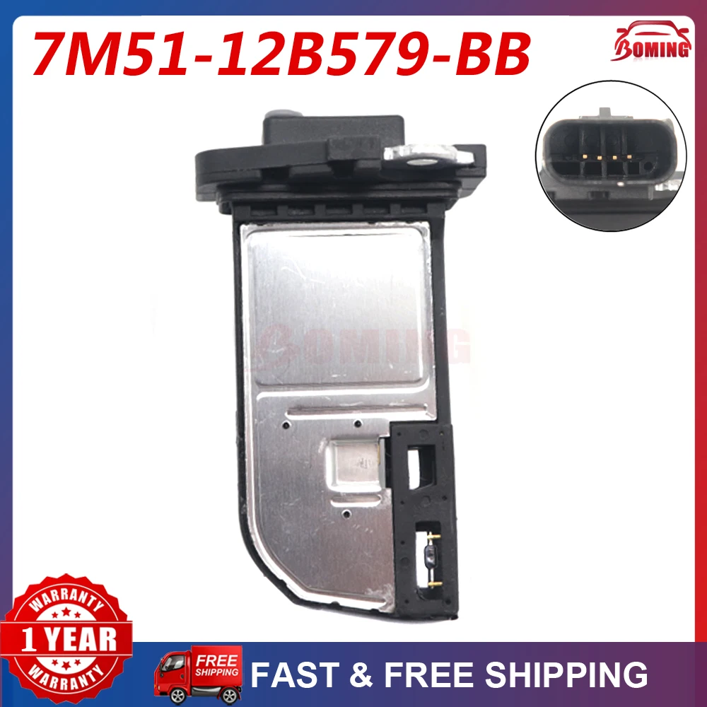 

Датчик массового расхода воздуха MAF 7M51-12B579-BB для FORD C-MAX ESCAPE F-650 F-750 FOCUS FUSION FORD TRANSIT VOLVO C30 C70 S40 S80 V50