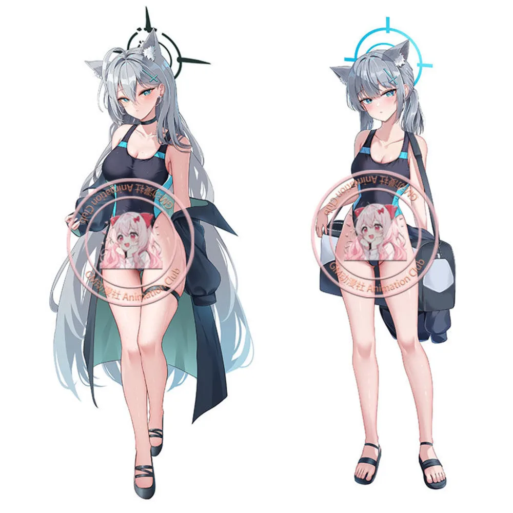 

Anime Figure Blue Archive Sunaokami Shiroko Cosplay Acrylic Stand Model Plate Desk Decor Standing Sign Figures Friends Gifts