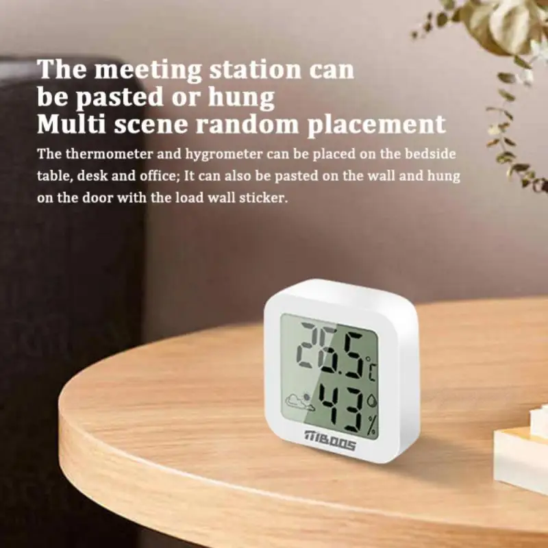 Room Mini LCD Thermometer Hygrometer Meter Sensor Indoor Temperature Humidity Meter Weather Station For Home Tool