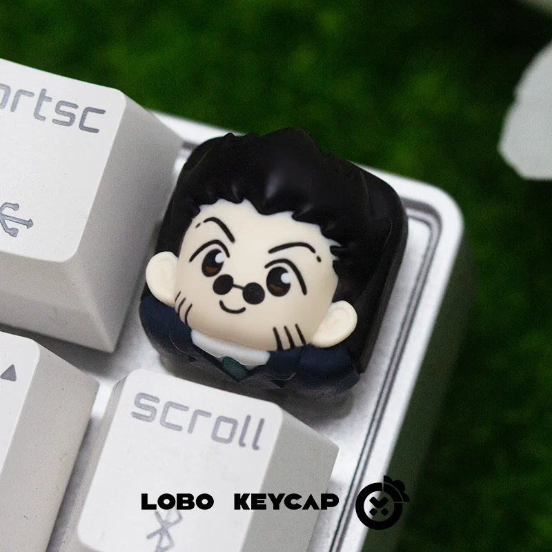 Resin Cartoon Hunterxhunter Chrollo Lucilfer Gon Freecss Anime Character Merchandise Keyboard Accessory Esc Replacement Keycap view 5