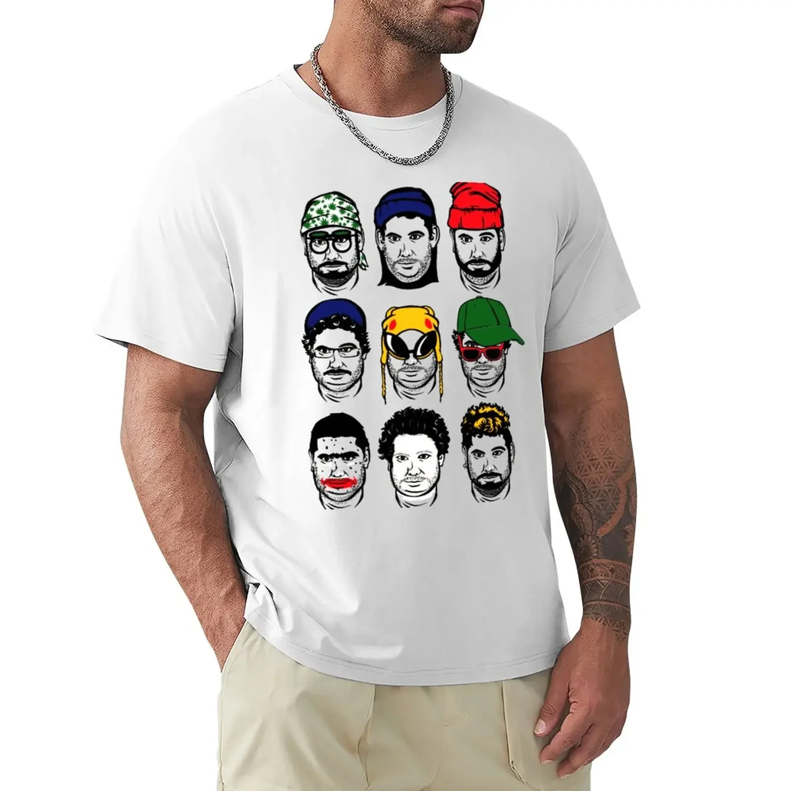 h3 podcast T-Shirt tops boys whites men clothing