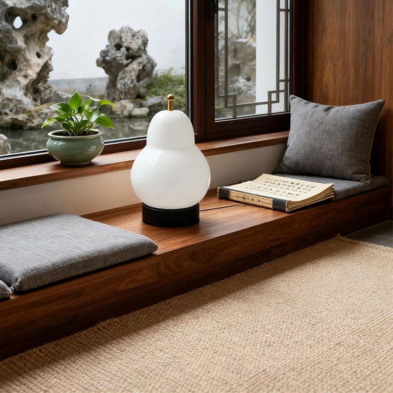 

Новая маленькая настольная лампа грушевидной формы в китайском стиле для спальни, прикроватной тумбочки и гостиной можно касать, чтобы изменить свет.