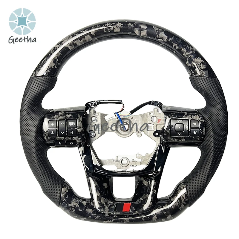 

Custom Sports Styling Steering Wheel Applicable for Toyota LC300 4runner LC79 LC200 Modified Carbon Fiber Steering Wheel