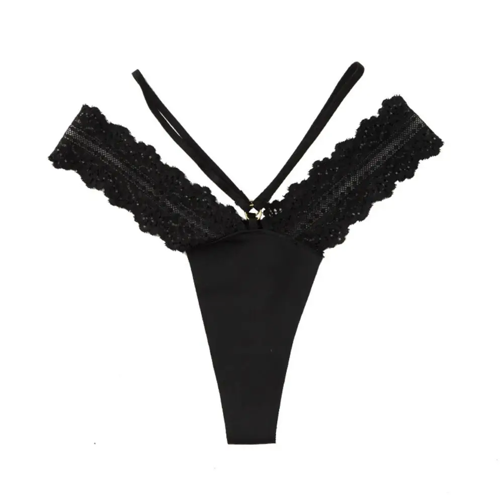 Hohl Versuchung Dünnen Riemen Unterhose Für Mädchen Für Frauen Weibliche Höschen Spitze Tanga Eis Seide Slip Unterwäsche