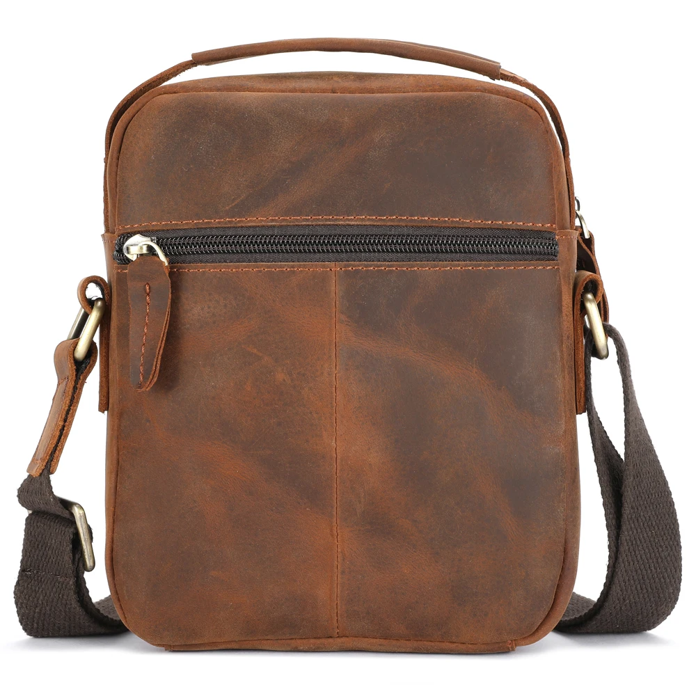 حقيبة LEBULLBRO للرجال من الجلد بكتف واحد مضادة للسرقة وقفل RFID وحقيبة ساعي البريد للأعمال #3