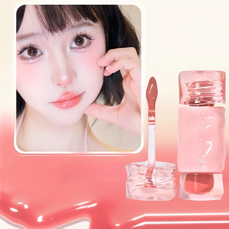 

Light lip gloss water light mirror lip glaze nude moisturizing improving complexion easy to color sweet style beauty Makeup