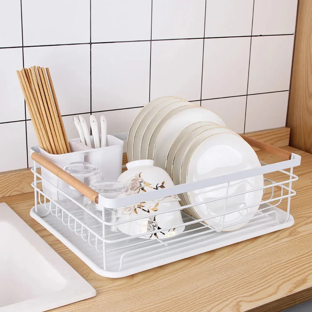 Practical Dish Storage Rack Dish Drying Rack Store Dishes Stainless Steel Dish Drainer Kitchen Supplies Storage Drain Dishes