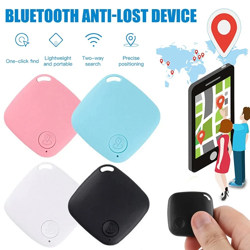 Mini GPS Bluetooth 5.0 Tracker Anti-Lost Device For Cat Dog Pet Kids Bag Key Wallet Tracker Smart GPS Finder Locator Accessories