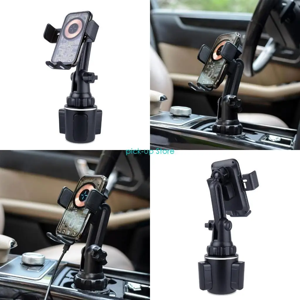 

Q5WA Автомобильный держатель для чашки, подставка для телефона, GPS-держатель, универсальный автомобильный держатель для зарядки