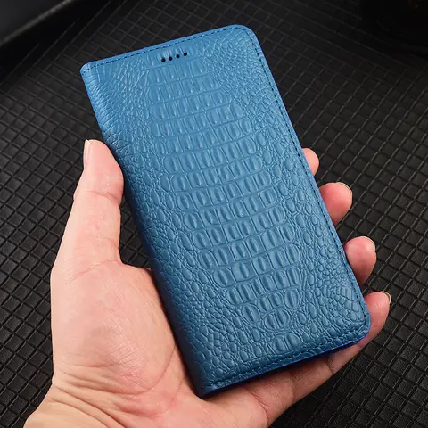 Genuine Leather Flip Cover Book For HTC U12 Life U19e U20 Plus Desire 22 12 19S 20 21 Pro Plus Cowhide Wallet Phone Case Shell