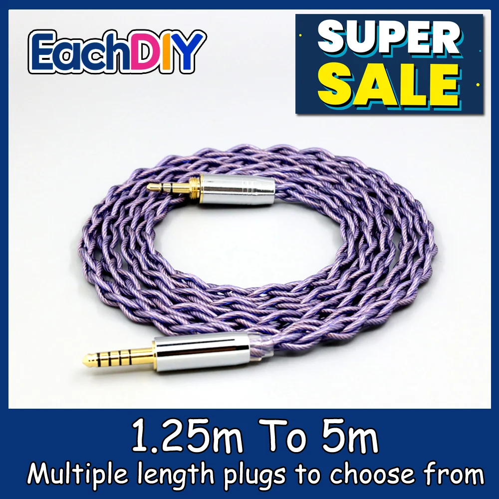 

Type2 1.8mm 140 cores litz 7N OCC Headphone Cable For Audio-Technica ATH-pro500mk2 PRO700MK2 PRO5V M50 M50RD Screw LN007907
