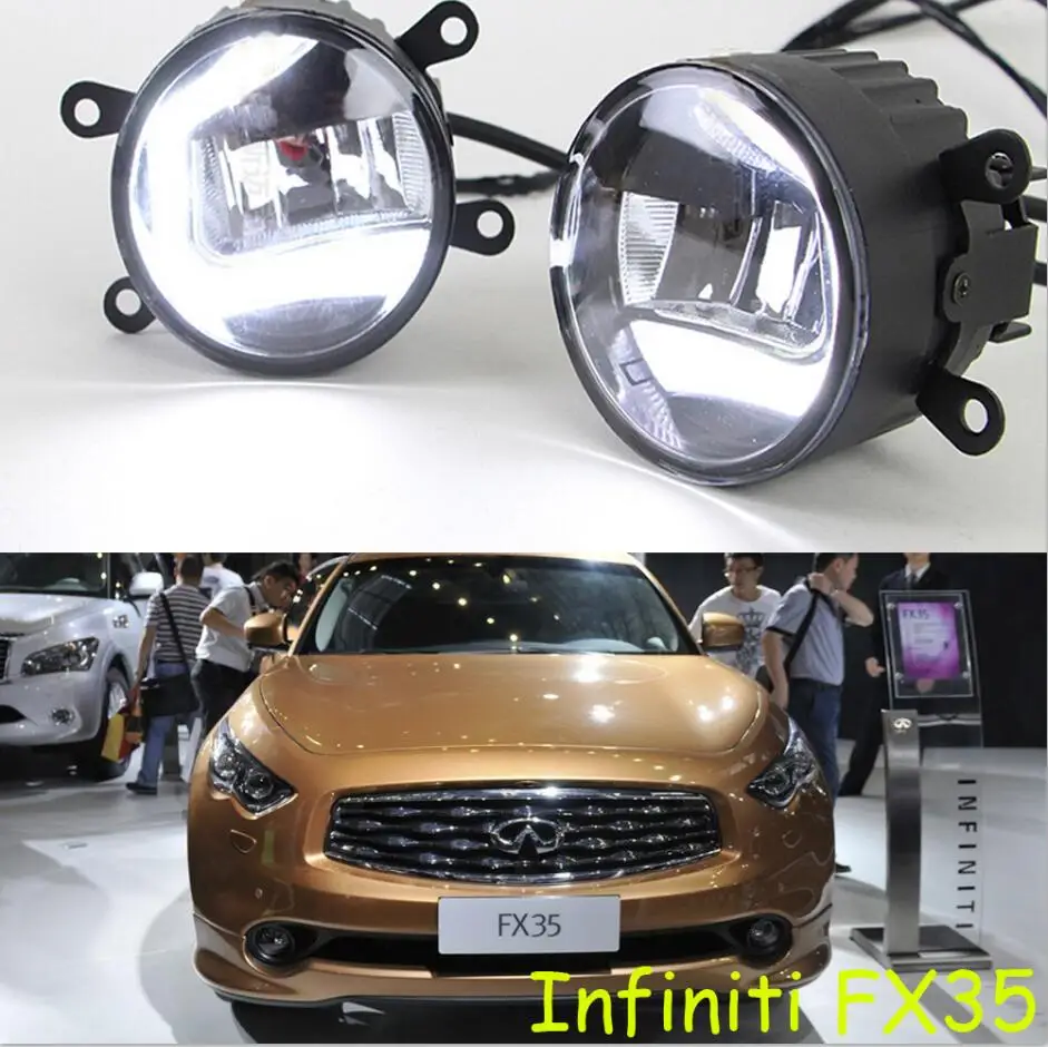 Car bumper lamp for headlight Infiniti FX35 Daytime light LED car accessories daylamp for Infiniti FX37 FX50 fog lamp