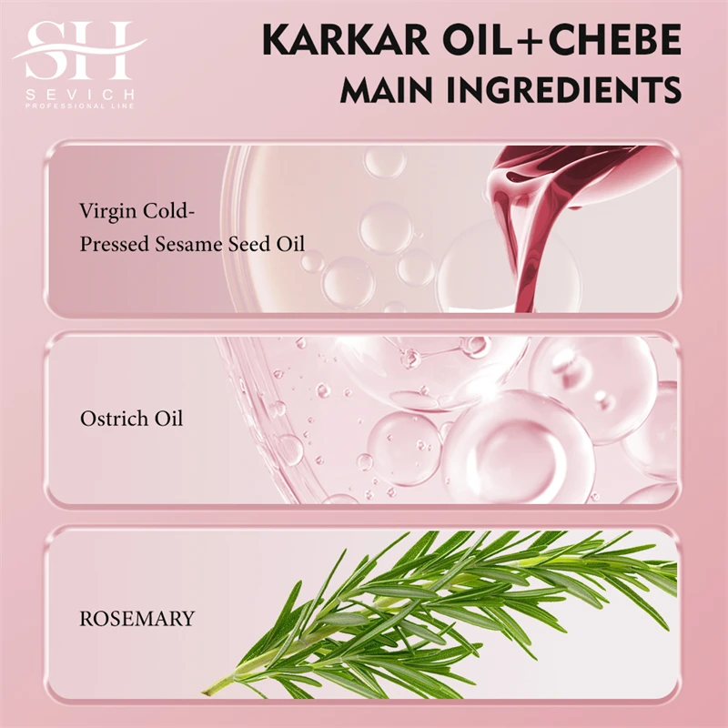 karkar Fast Hair Growth Sevich Traction Alopecia Hair Karkar Oil Anti Hair Break Hair Strengthen Hair Loss Care Repair Damage