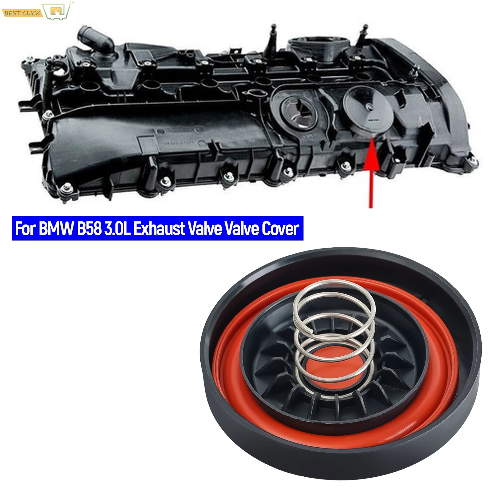 PCV Membrane Valve Cover Diaphragm Repair Kit 11127645173 For BMW B58 F20 F21 F22 F23 F30 F31 F34 F32 X3 X4 Series Repair Tools