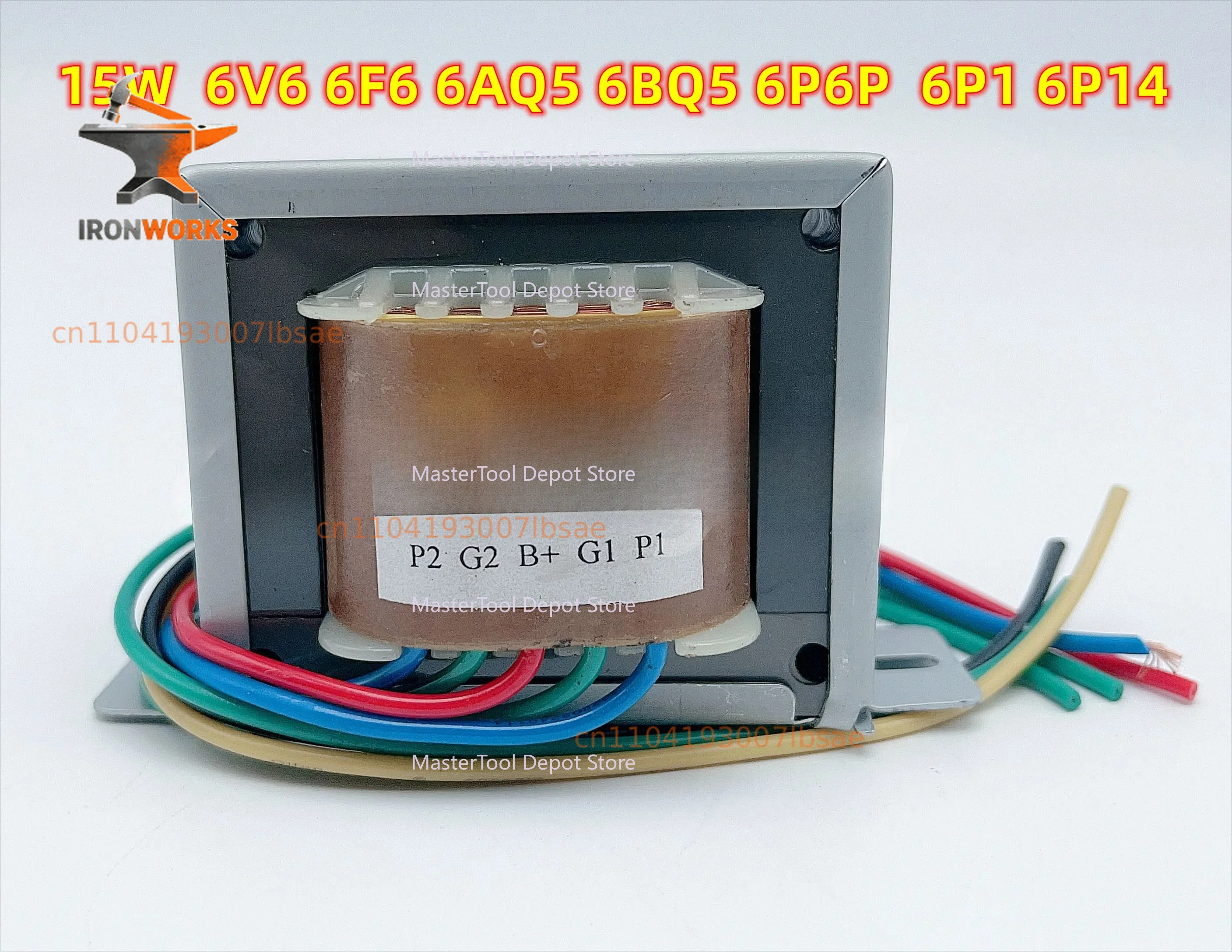 push-pull buizenversterker transformator 15W  6V6 6F6 6Y6 6AQ5 6BQ5 ECL86 6P6P 6P1 6P14