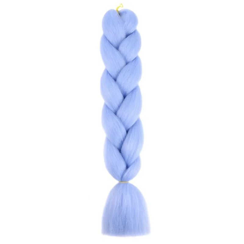 24 inch synthetische lange rechte yaki vlechten haar ombre vlechthaar jumbo regenboog vlecht haarverlenging voor vrouwen doe-het-zelf haar