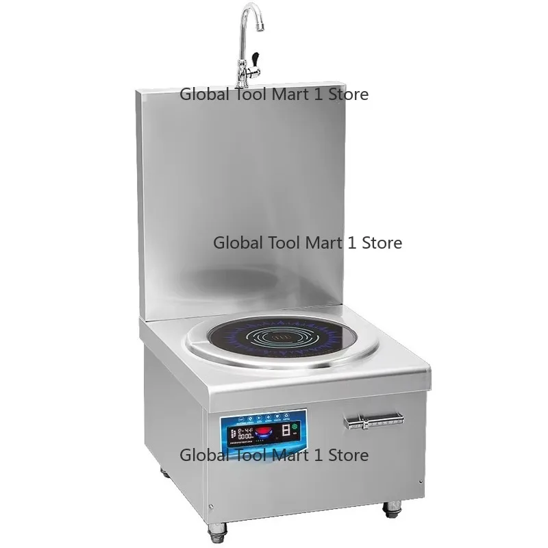 

380V Stainless Steel Commercial Soup Cooker Fast Heating Kitchen Soup Cooker Single Head Induction Soup Cooker