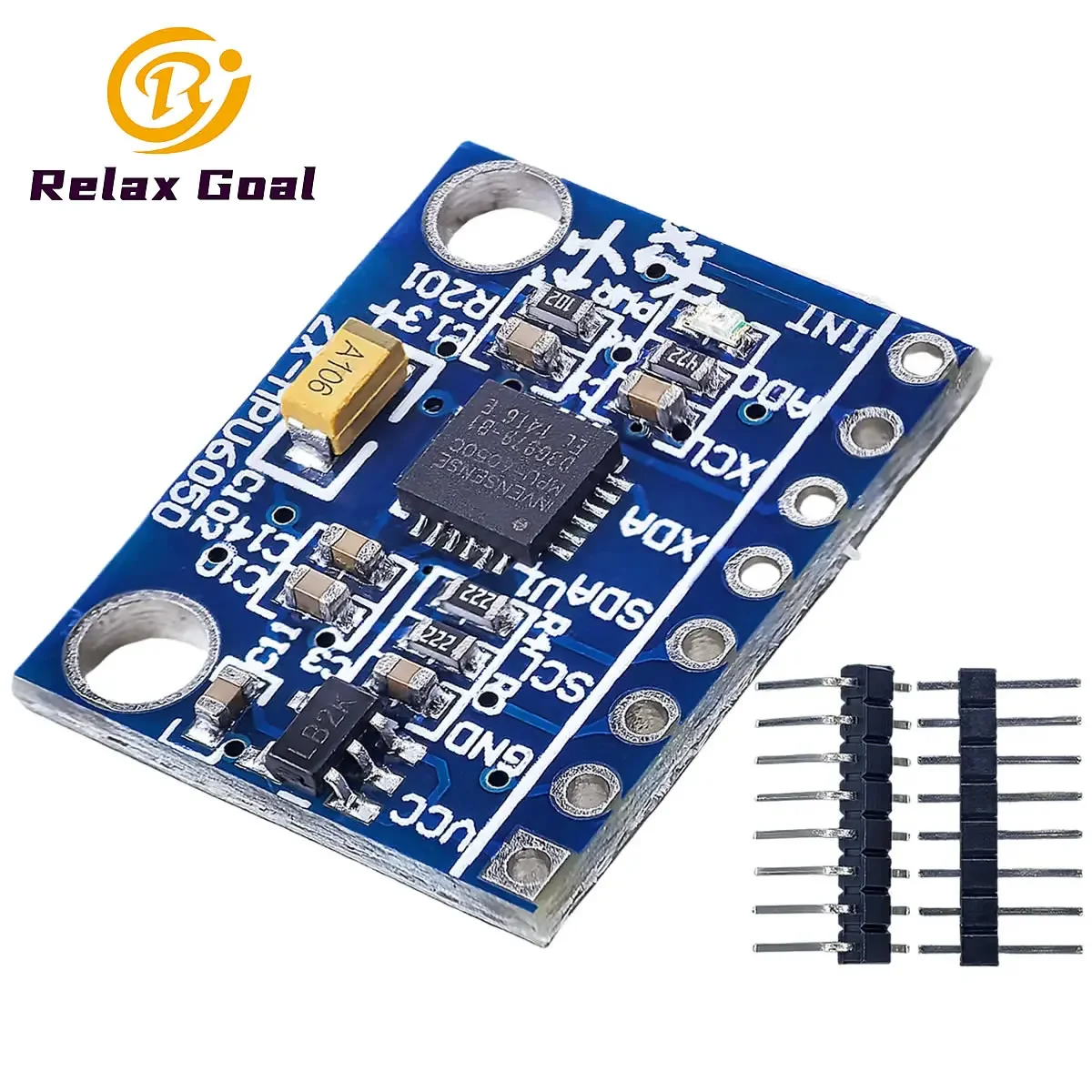 GY-521 MPU-6050 MPU6050 3 Axis Analog Gyroscope Sensors +3 Axis Accelerometer Module IIC I2C for Arduino Quadcopter Drone DC3-5V