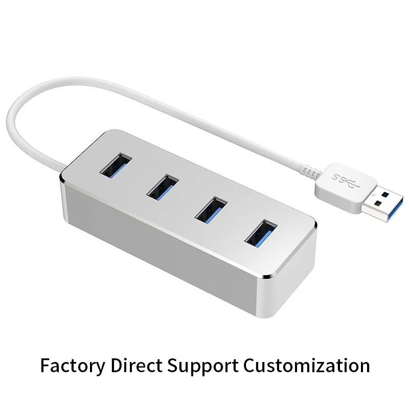 4 Ports 2.0 3.0 USB HUB Splitter High Speed Multi Splitter 5Gbps Fast Transmission Data Adapter For PC Laptop Adapter USB HUB