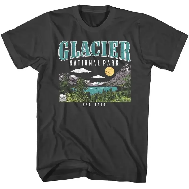 Glacier Park Swiftcurrent Lake Men's T Shirt