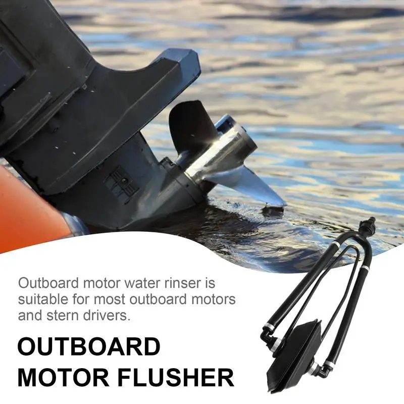 Boat Motor Flusher Rectangular Boat Motor Muffs Outboard Motor Cover Sturdy Outboard Earmuffs Outboard Water Muffs For Outboard