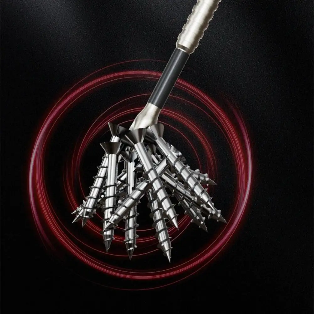 طقم مفك براغي فيليبس ، سبيكة فولاذية ، مانع للانزلاق ، عرقوب سداسي طويل ، سائق تأثير مغناطيسي ، 9 روض