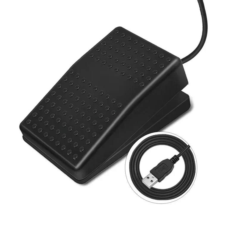 For Professional Environments Foot Pedal Control Keyboard Mouse Adapter Compact Design Compatibility For Multimedia Devices