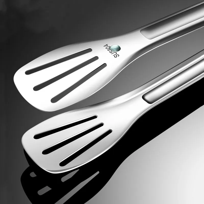 Edelstahl Lebensmittel Zange Grill Zange Fleisch Salat Steak Lebensmittel Servieren Clip Pinzette Lange BBQ Kochen Zange Küche Utensilien – Detail 9