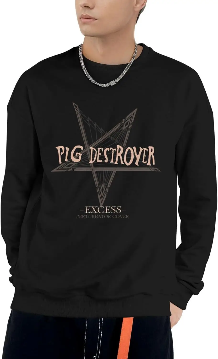 

VVEDIK Pig Destroyer толстовка мужские с длинным рукавом и круглым вырезом модные повседневные спортивные толстовки топы