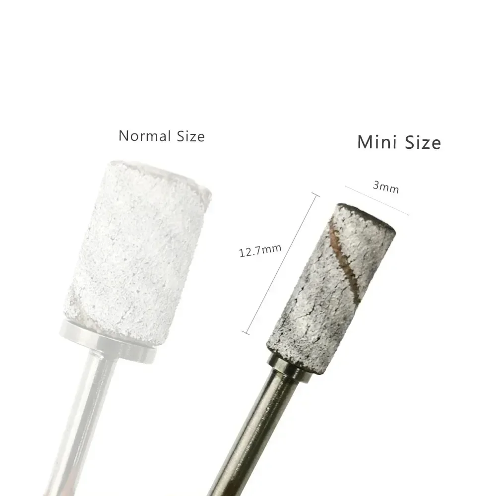 50 stks/1 set 3mm Rvs Nail Boren Mini Zebra Schuurbanden Nagelpolijstmachine Manicure Accessoires nail Art Gereedschap