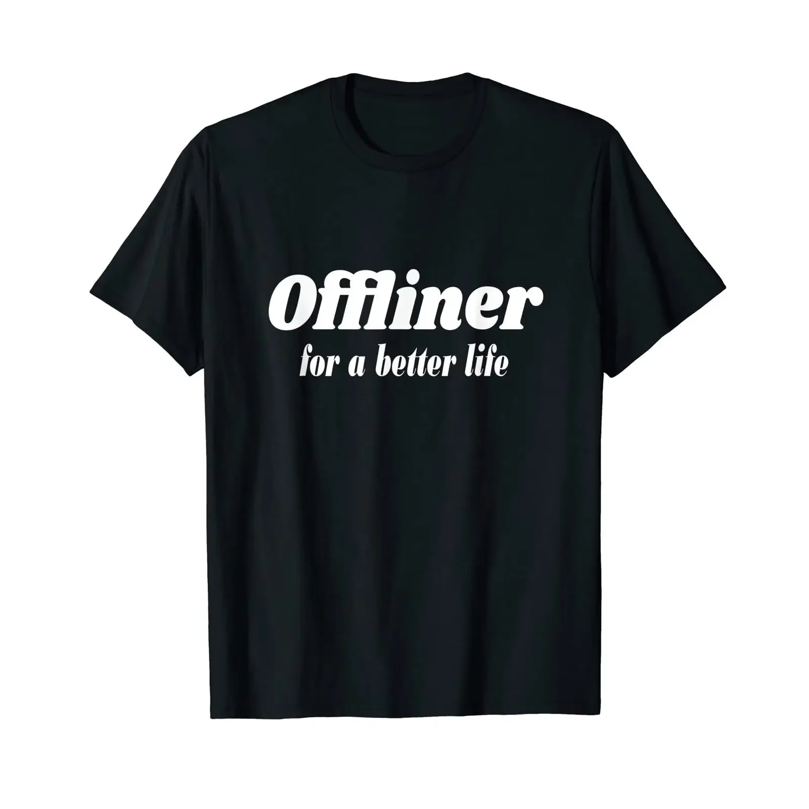 Offliner For A Better Life Offline Mobile Phone Made From T Shirt vintage Washed Comfortable Top For Everyday Wear Breathable