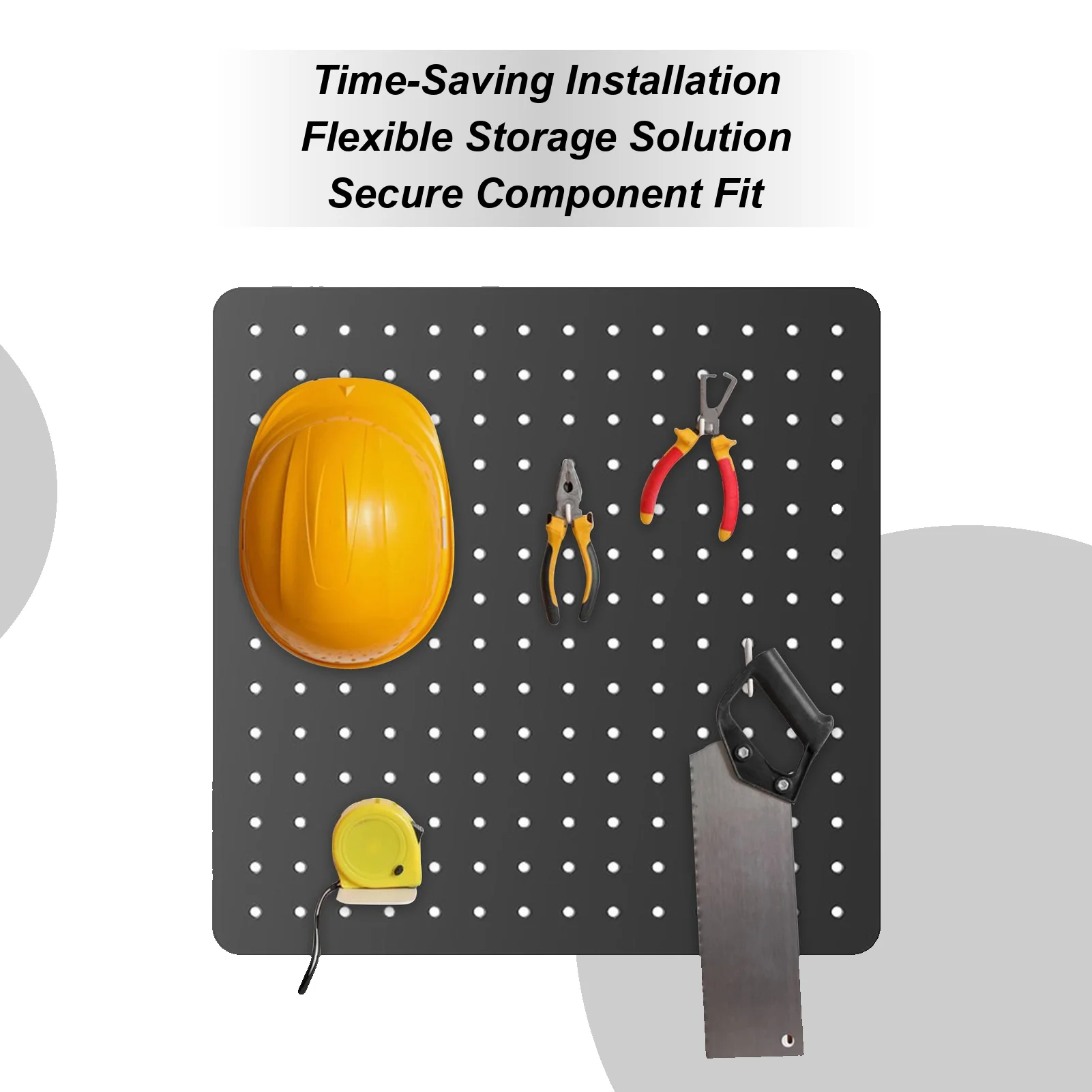 

Настенный стол с колышками, перфорированная доска, компактные панели для хранения, настольная организация для гостиной, ремесленной комнаты, кабинета, офиса