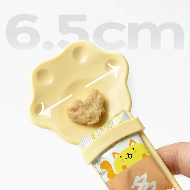 Cat Strip Squeeze Spoon ,Cat Feeder, Cat Spoon Wet Treat Squeeze Treat Spoon Pet Spoons