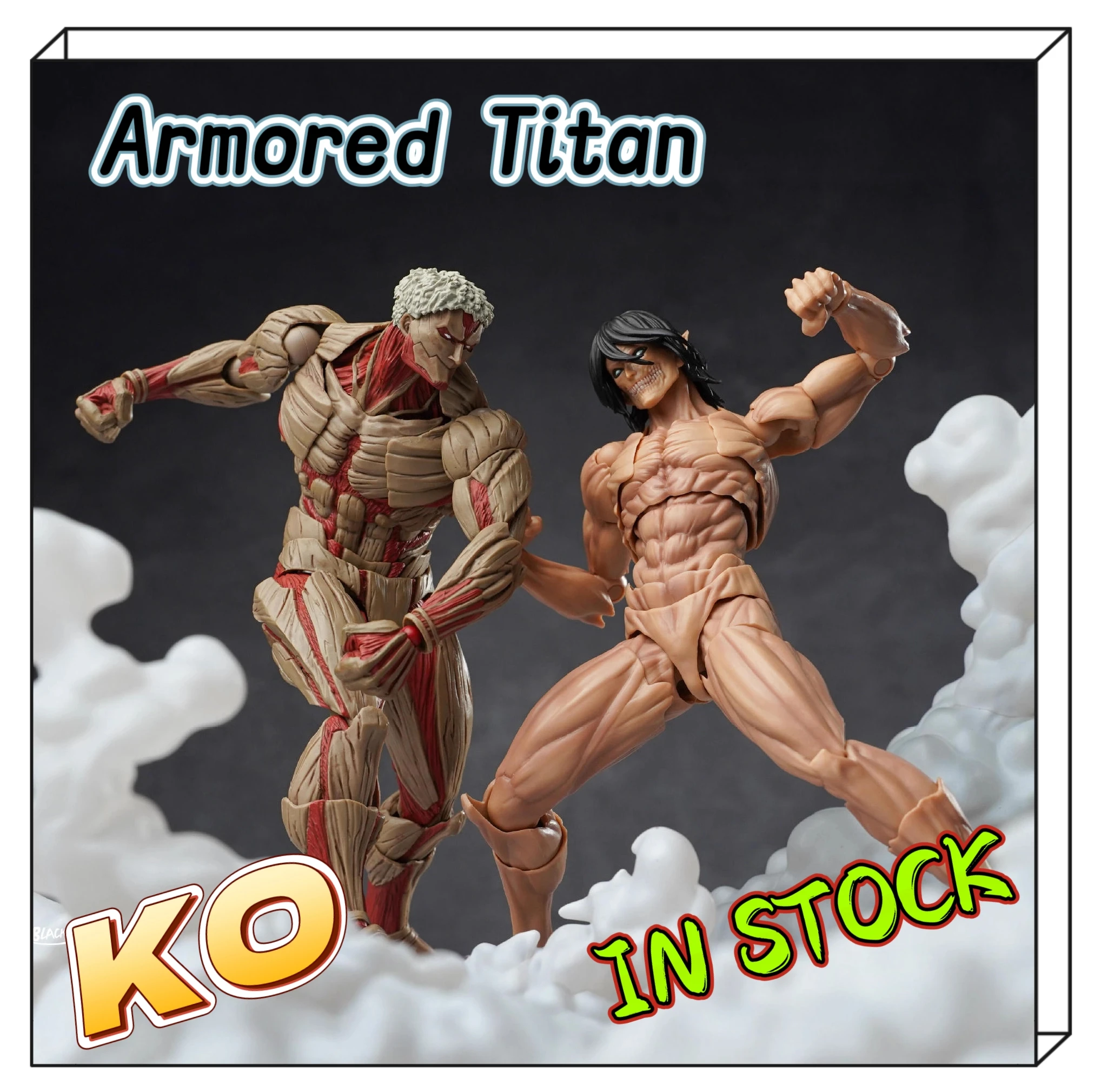 

Hot Kaiyodo Attack on Titan Armored Titan Revoltech Yamaguchi Anime Action Figures Figurine Ko Joint Movable Model Toys gifts