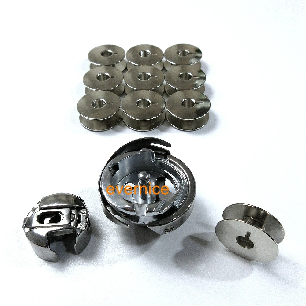 

Чехол с поворотным крючком и Бобиной и 10 бобин для вышивальной машины PFAFF 133 134 и ZSK