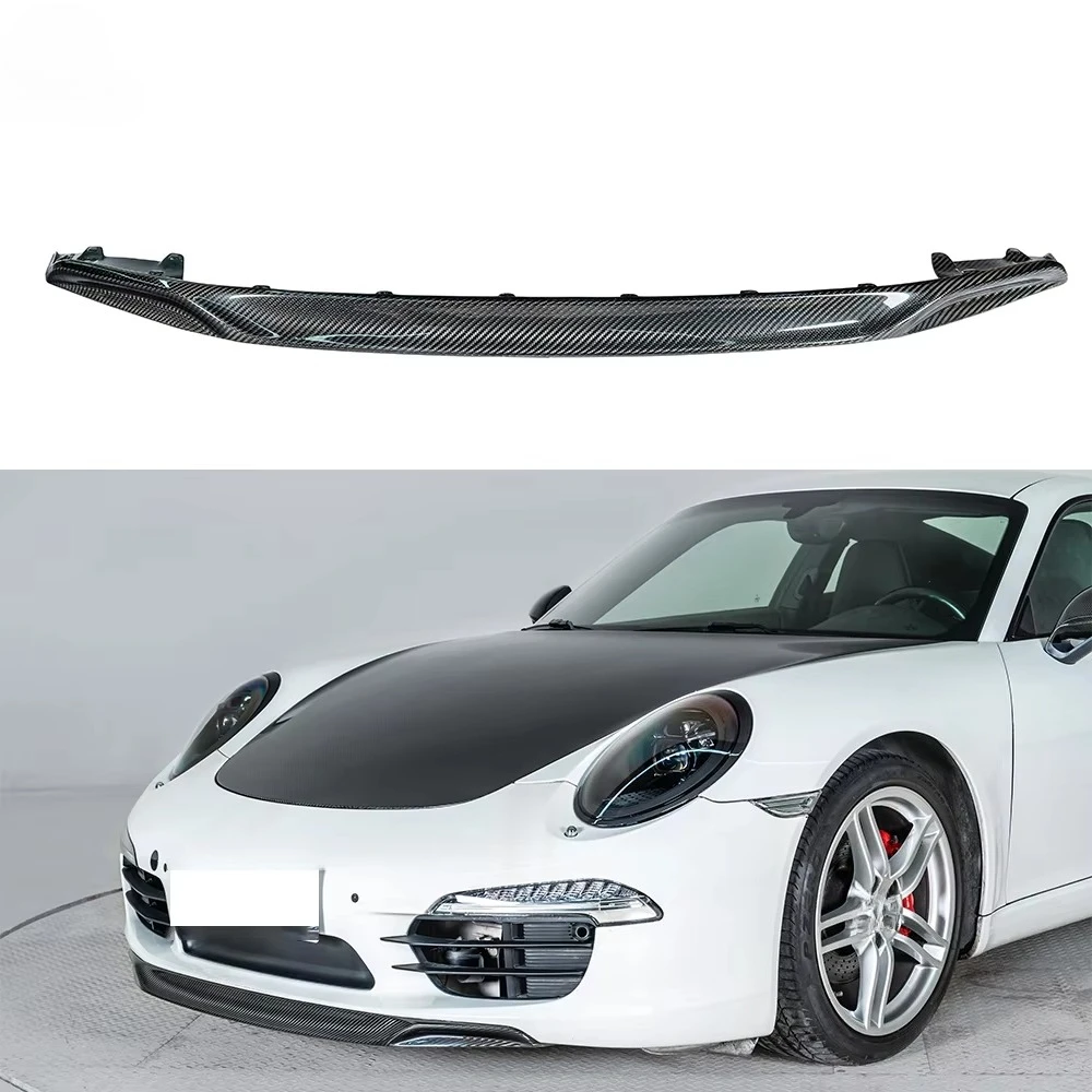 

Decoration Accessories Part Carbon Fiber Front Lip Cars Front Bumper Design for porsches 991 911 2012-2016 Front Lip