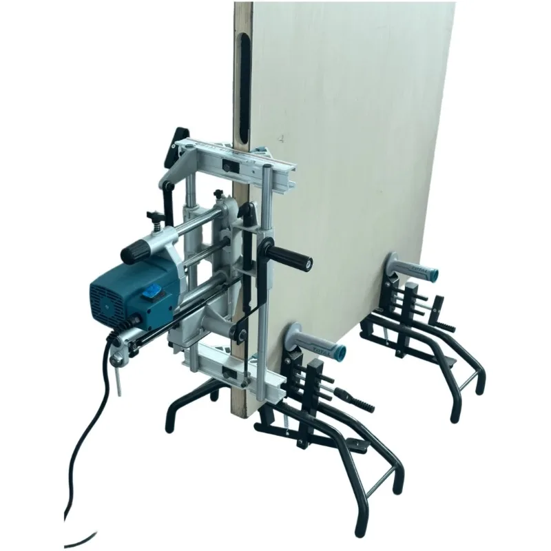 Portable Mortise and Tenon Machine for Wood Small Woodworking Tenon Drilling  Door Lock Hole Creation  Drilling  Wood Drilling