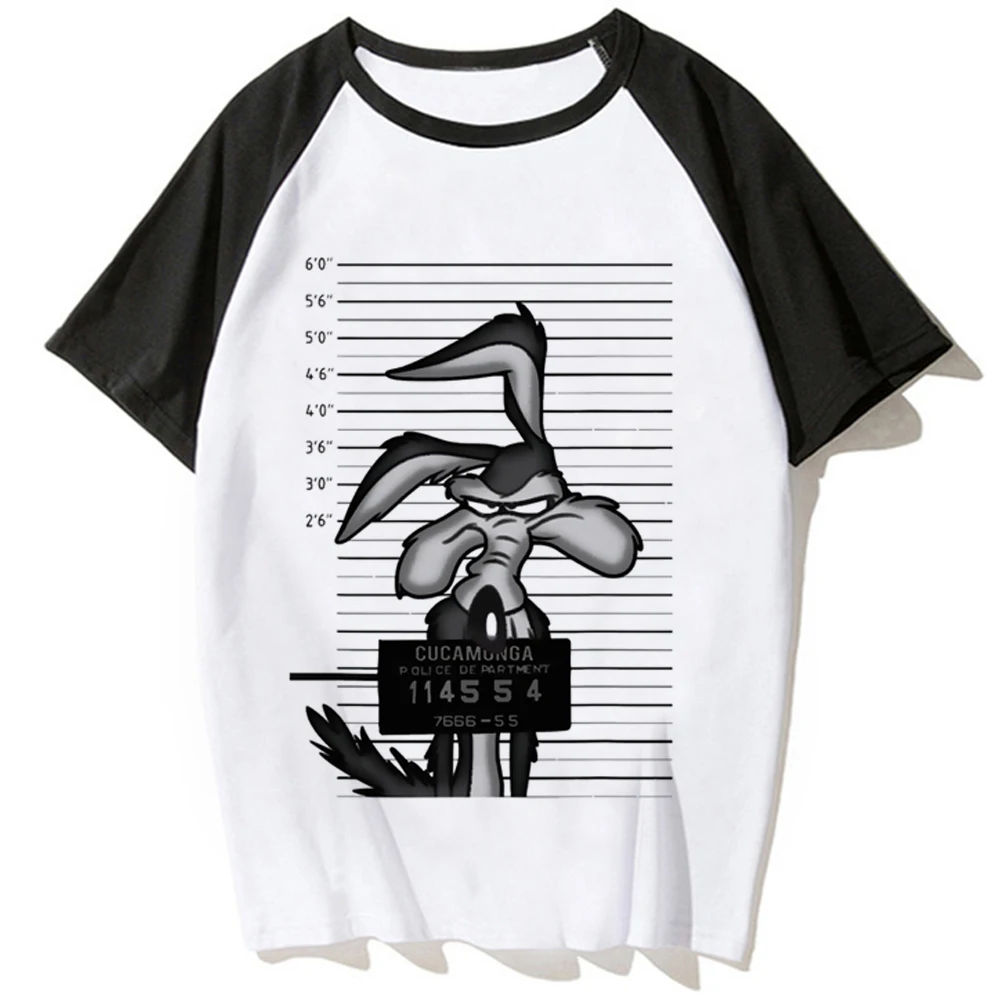 Wile e Coyote Tee women Japanese designer graphic tshirt female funny clothing