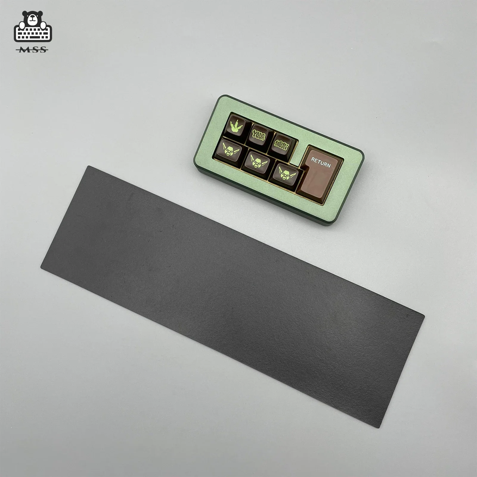 Poron-Placa de espuma para interruptor, funda para teclado, 61, 64, 68 teclas, diseño