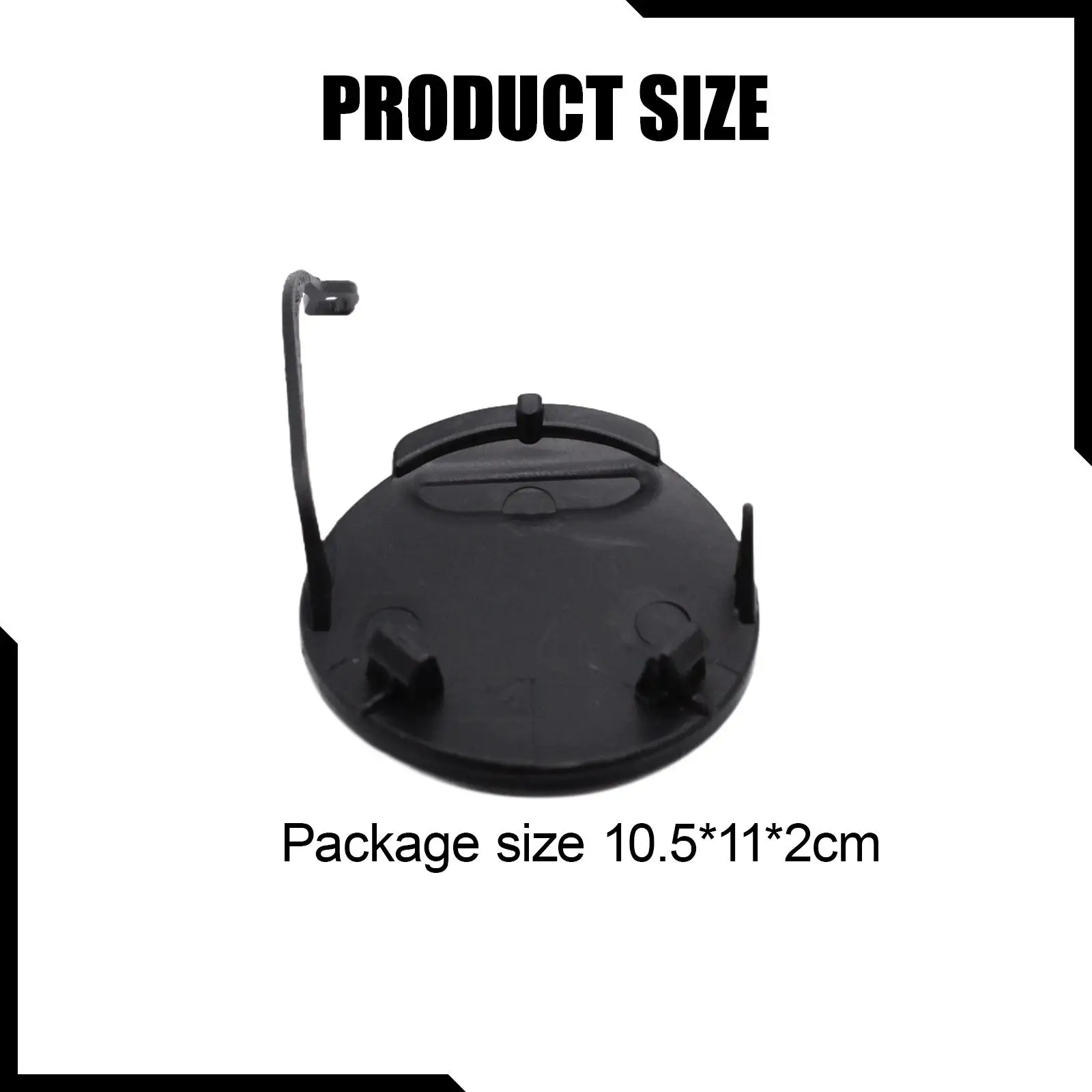 Towing Eye Cap Plastic Trailer Cover Front Bumper Tow Hook Eye Lid Repair Part for Audi A2 2000 to 2005