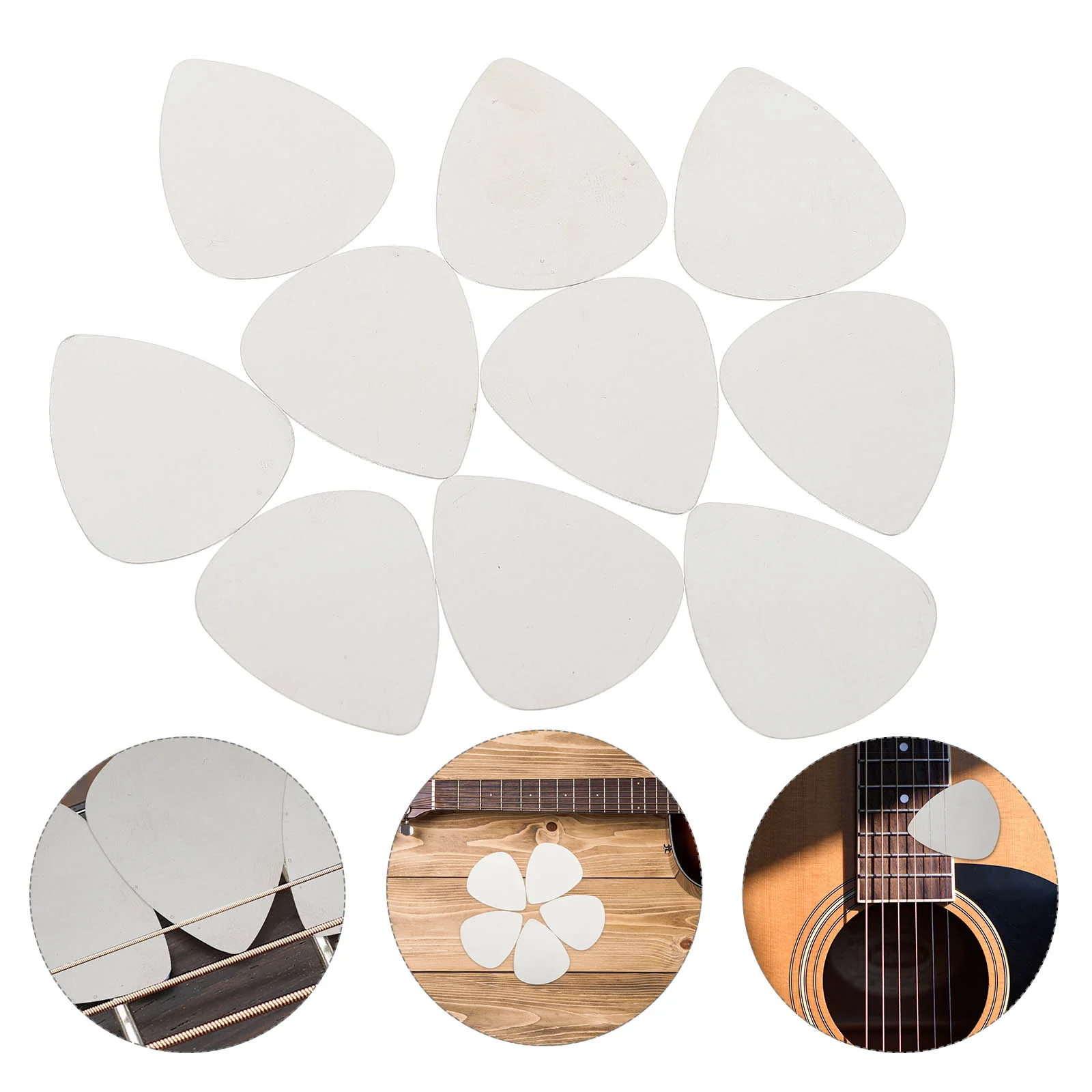 

10 Pcs Guitar Pick Shrapnel Accessories Bass Picks Instrument Parts Finger Electric Musical Acoustic Supplies Portable